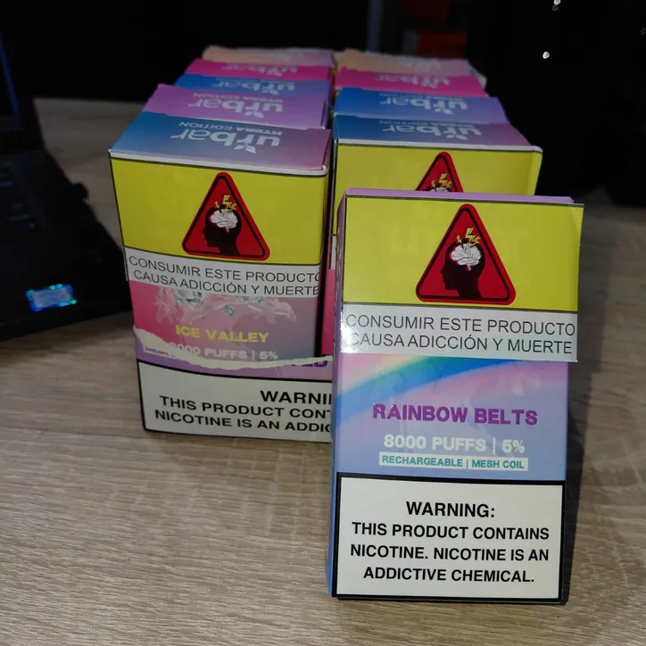 VAPEADOR URBAR 8000 PUFFS
